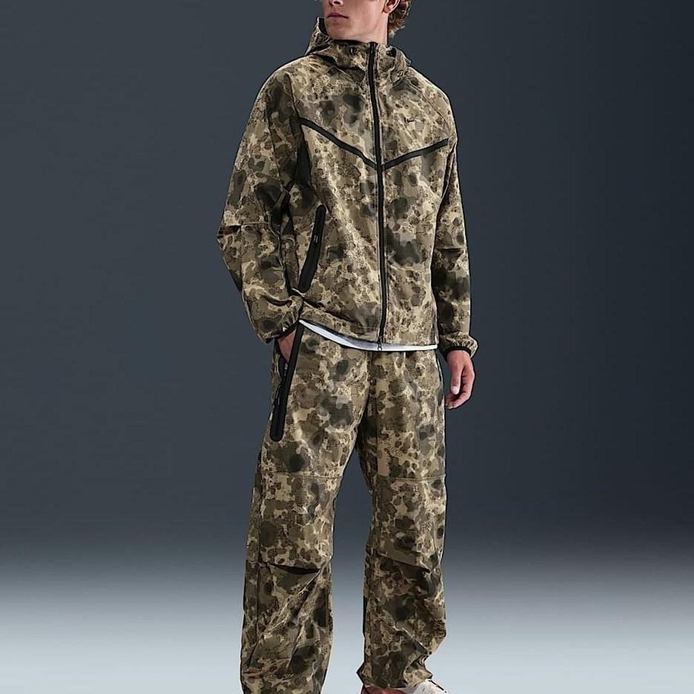 Nike Tech Men's Dri-FIT Woven Camo Loose-Fit Pants L - Picture 2 of 8